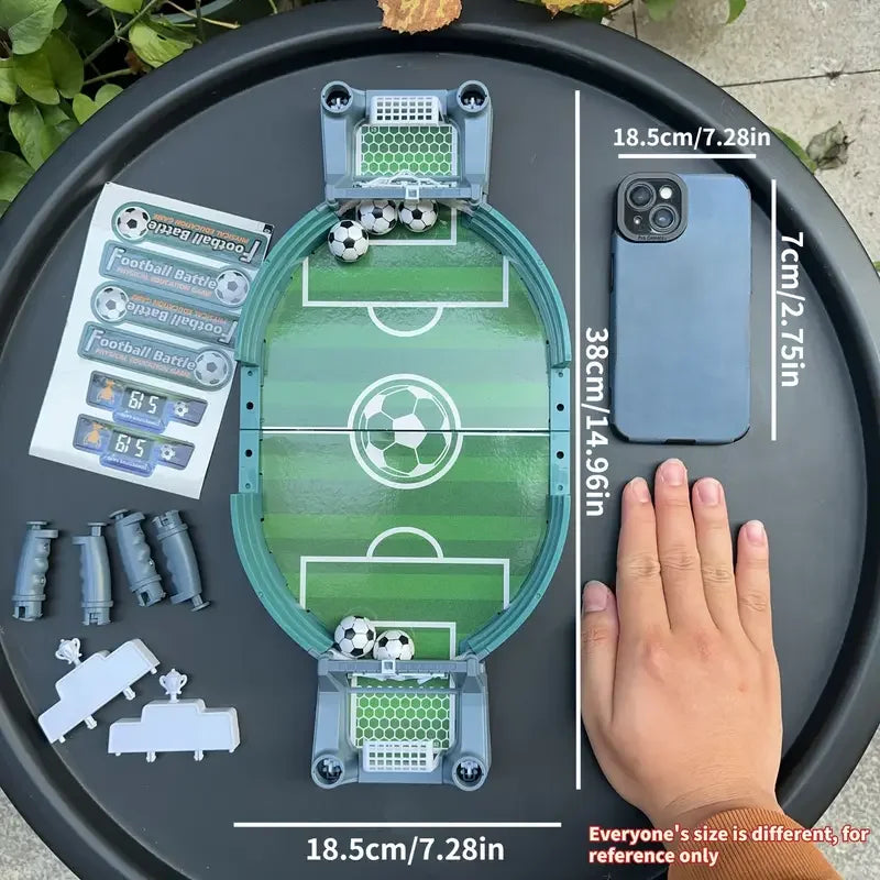Minifutbolín de Mesa Portátil - Juego Interactivo Familiar