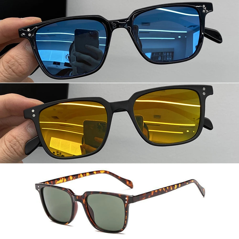 Rectangle Sunglasses Women Men Polygon Vintage Brand Designer Square Sun Glasses for Women Shades Female Eyewear Unisex Glasses