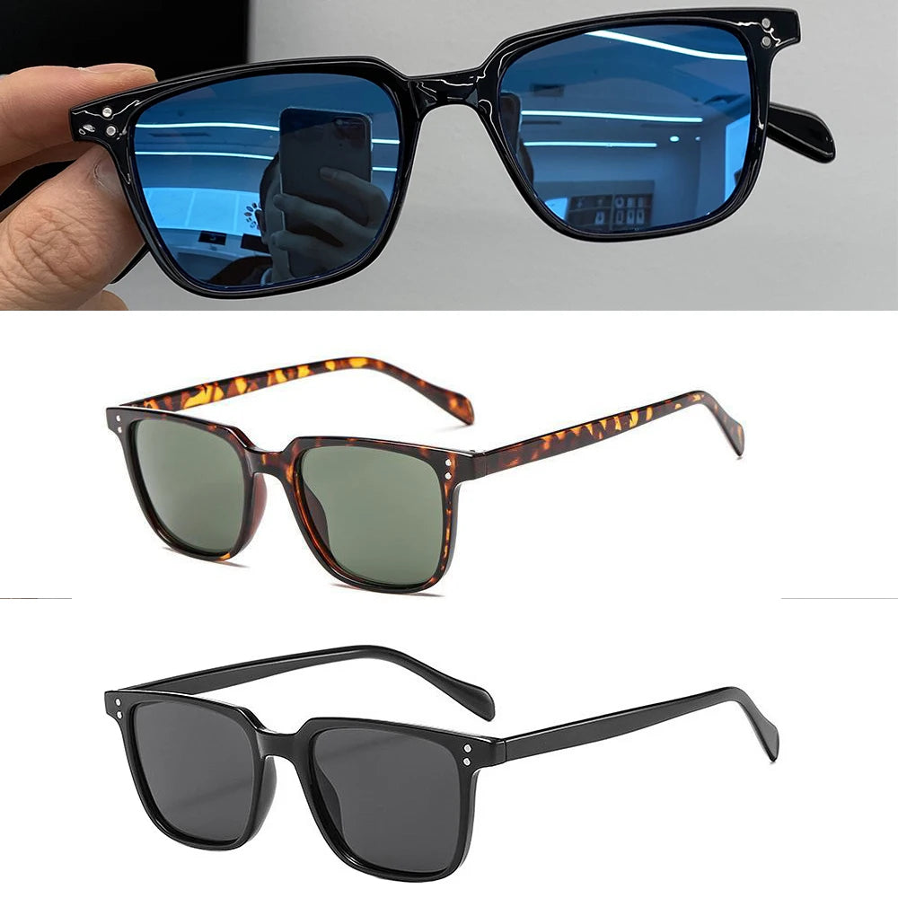 Rectangle Sunglasses Women Men Polygon Vintage Brand Designer Square Sun Glasses for Women Shades Female Eyewear Unisex Glasses